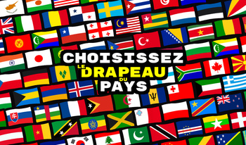 Choisissez le drapeau du pays