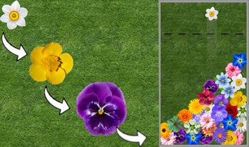 Connecting Flowers: Garden Merge