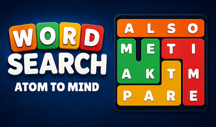 Word Search: Atom to Mind