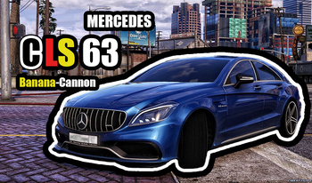 Mercedes CLS 63: Banana-Cannon