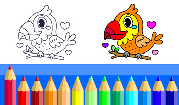 Livre de coloriage - animaux drôles