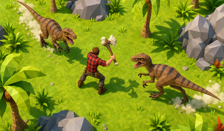 Dino Survival: 3D Simulator