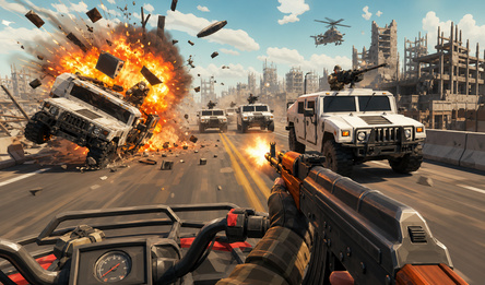 Godfather Road Chase: Realistic Shooter Guns