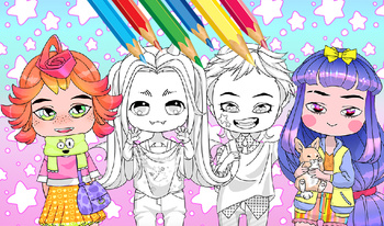 Chibi Vestir e Colorir