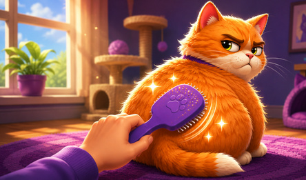 Brossez le chat : attention aux griffures !