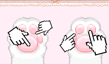 Clicker: Squish Paws! Tap your paw