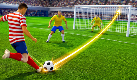 Soccer Aiming Simulator in 3D