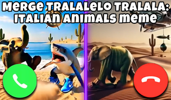 Merge Tralalelo Tralala: Italian animals meme