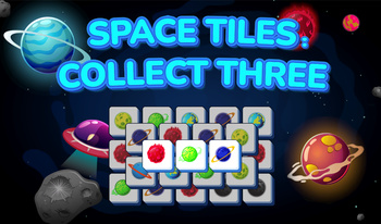 Space Tiles: Collect three