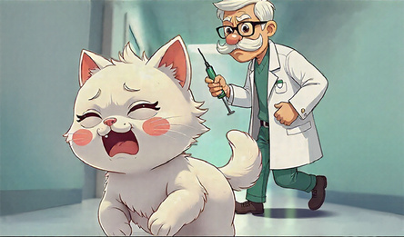 Kätzchen und der Doktor