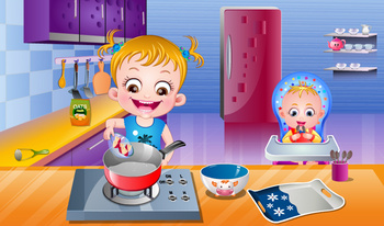 Baby Hazel Kitchen Fun