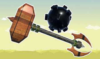 Hammer, bombs and skittles