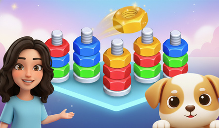 Sorting Nuts and Bolts by Color: Home Repair