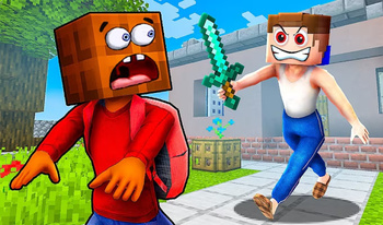 Schoolboy Noob Escape from Granny