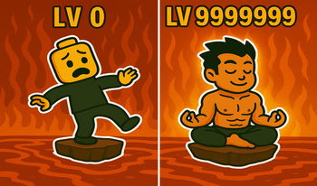 Obby: Jump before you get burned