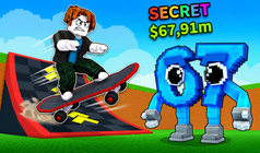 Obby: Skateboard tricks for Brainrots!