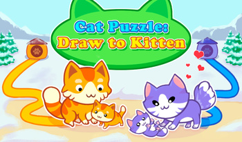 Cat Puzzle: Draw to Kitten