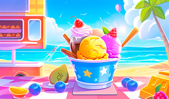 Cook Ice Cream, Popsicle & Snow Cone for Kids