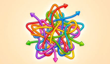 Arrow! Untangle the Yarn Ball
