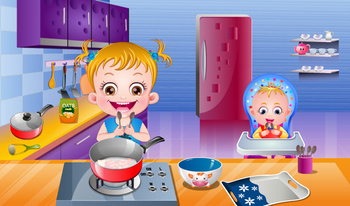 Baby Hazel Kitchen Fun