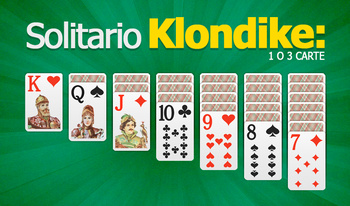 Solitario Klondike: 1 o 3 carte