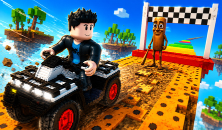 Riding A Quad Bike: Passing Obstacles