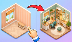 Dream room: arrangement of objects