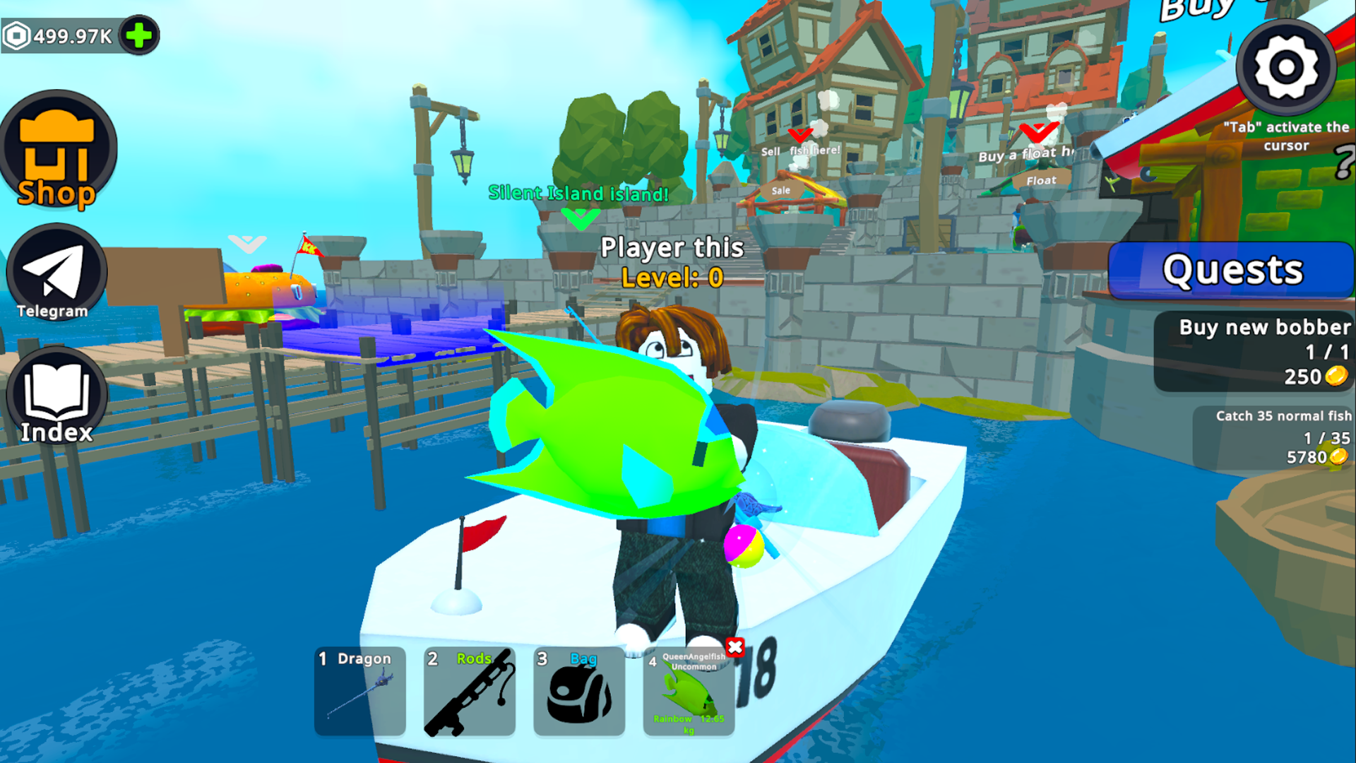 Fish it! Obby Fishing (由Chillo Games 开发): 在AllWebGames 上免费在线游玩