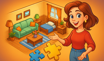 Puzzle 3D: Costruisci la Casa dei Sogni