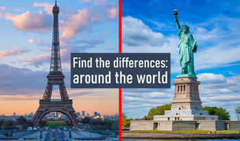 Find the differences: around the world