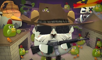 Chicken gun - des puzzles sympas