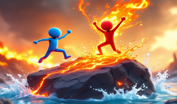 Fire and Water 3d: new adventures