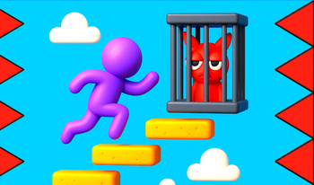 Stick Parkour - Save the Sprunky