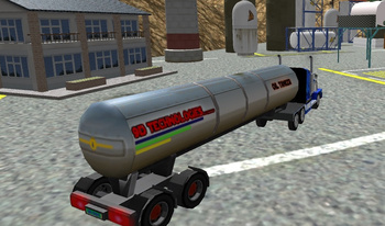 Oil Tanker Truck Drive