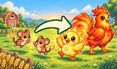 Merge Farm: From Bug to Dragon