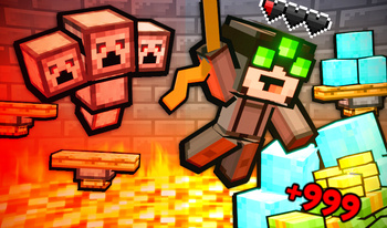 Jumping noob: Floor is lava!