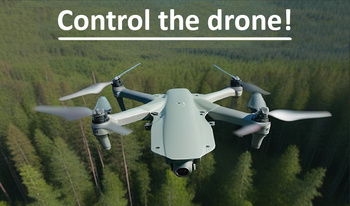 Control the drone!