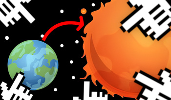 Planet Evolution: Reach the Sun!