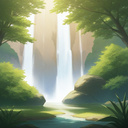 Waterfalls Mosaic: Nature Puzzles