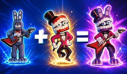 Create Hybrids: FNAF, Poppy Playtime, Brainrot