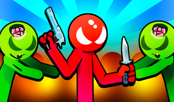 Stickman vs Zombies: Stickman Party Warriors