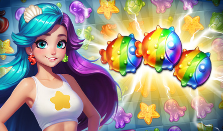 Подводные Приключения: Три в ряд