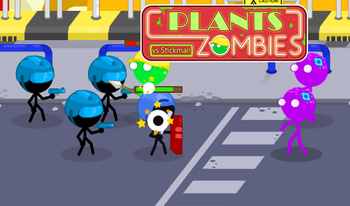 Plants vs Stickman Zombies