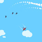 Sky combat: Dodge missiles Spiel