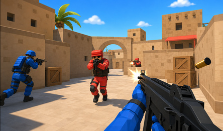 Blockwarz: Team Shooting Game