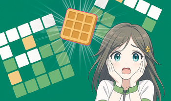 Waffle. Word game