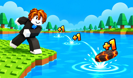 Obby: +1 Stone Skipping