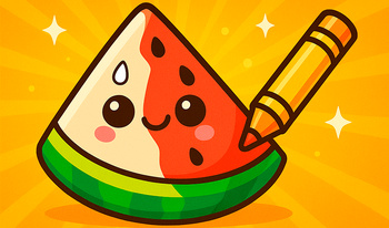 Fruits Coloring Book - Summer Game for Kids