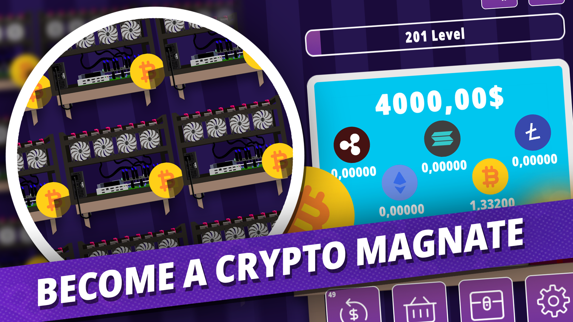 Crypto Tycoon - Bitcoin Mining Simulator (by DetlayGames): Play Online For  Free On AllWebGames