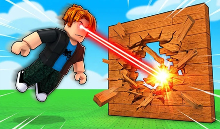 Obby: +1 Laser to Break Walls